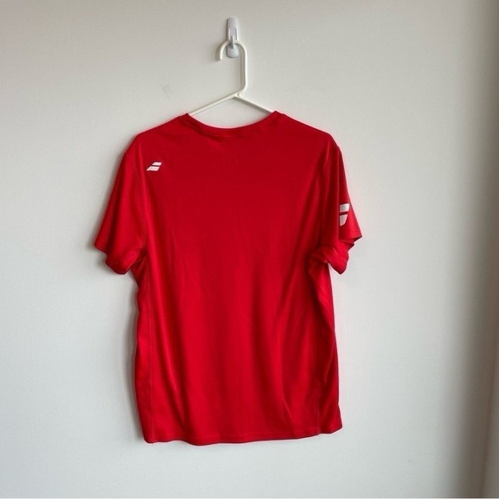 Babolat Core Flag Club Tee Men Strike Red Size Large
